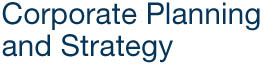 Corporate Planning and Strategy