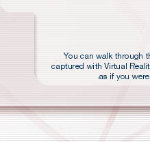 You can walk through the show flats captured with Virtual Reality technology as if you were inside them.