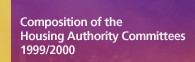 Composition of the Housing Authority Committees 1999/2000