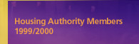Housing Authority Members 1999/2000