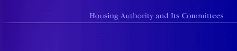 Housing Authority and Its Committees