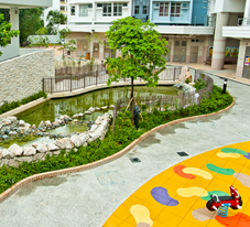 Photo: Simulated ecological garden at Tung Wui Estate
