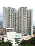 Photo : The two newly built blocks, Mei Ying House and Mei Yue House, are in 36 and 38 storeys respectively.