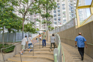 Photo : Universal Design provides a barrier-free environment for tenants.