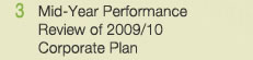3 Mid-Year Performance Review of 2009/10 Corporate Plan