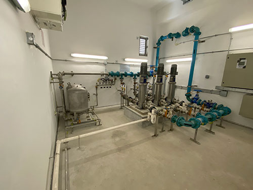 Variable Speed Drive Control for the Fresh Water
                                      Booster Pumping System 1