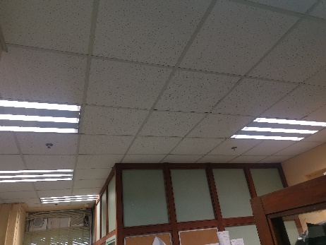 Replace existing lights in the office with Light Emitting Diode (LED) lamps 1
