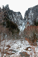 相片：層雲峽流星瀑布