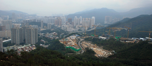 相片：正在興建中的水泉澳邨。