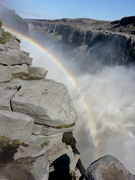 相片：崖上的彩虹(Dettifoss 黛提瀑布)