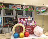 相片：彩德商場的布置以「歡樂城堡迎聖誕」為主題。