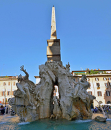 相片：四河噴泉 (Fontana dei Quattro Fiumi)