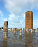 相片：首都拉巴特：哈辛清真寺和哈辛塔 (Rabat: Hassan Mosque and Tower)