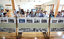 相片：代表團參觀女川市交流館。
