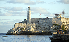 相片：坐落於哈瓦那的城堡 (Castillo del Morro)。