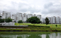 相片：新加坡東北部的新發展區 — 榜鵝。