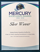 相片：Mercury Awards國際影片比賽的「教育／資訊」組別銀獎。