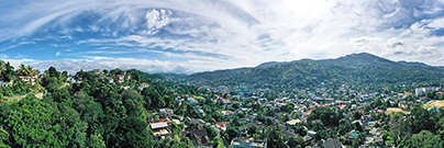 相片：Kandy的山城風光。