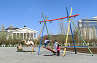 相片：阿斯塔納 (Astana) 廣場。