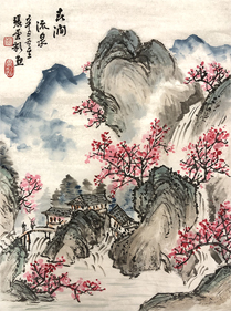 相片：春涧流泉 [张云彩]