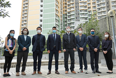 相片：「零灌溉系統」團隊。