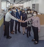 相片:現金津貼試行計劃團隊。 相片:現金津貼試行計劃團隊。