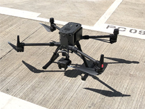 Photo: A drone equipped with a high-resolution camera.
