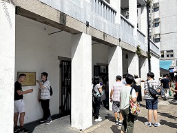 相片：參觀舊赤柱警署。