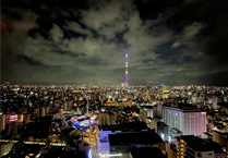 相片：浅草夜景。