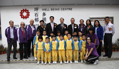 Photo: HA respresentatives pictured with guests at the opening ceremony of the Well Being Centre.