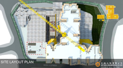 相片：葵涌大白田街的工地規劃應用了BIM，令施工流程更順暢。