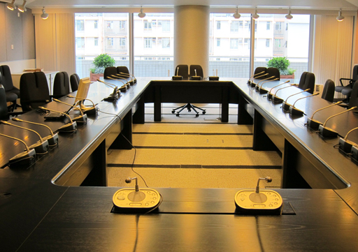 Photo: The renovated Committee Room facilitates paperless meetings.