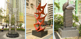 相片：「東涌藝術徑」將藝術品帶到公共屋邨。