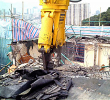 Photo: Guidelines on the Use of Hydraulic Concrete Crusher(HCC) in Demolition Works