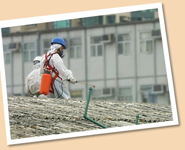 Removal of asbestos under the Air Pollution Control Ordinance.