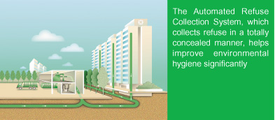 Graphic: The Automated Refuse Collection System, which collects refuse in a totally concealed manner, helps improve environmental hygiene significantly