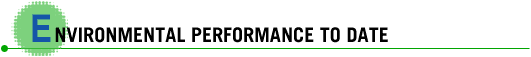Environmental Performance to Date