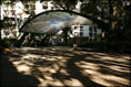 Photo: The full view of So Uk Estate is featured in a giant mural on the arch shape ceiling of the pavilion.