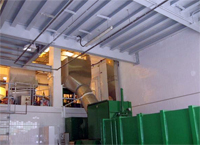 Photo: Covered refuse collection points with de-odouriser installed