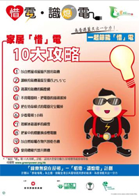 Photo: Energy saving poster in estates