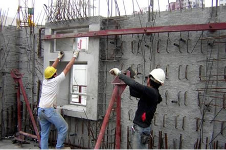 Photo: Local construction works employment