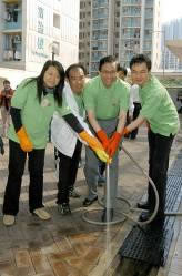 Photo: Cleansing activities to invite residents participation