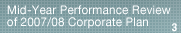 3.Mid-Year Performance Review of 2007/08 Corporate Plan