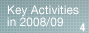 4.Key Activities in 2008 / 09