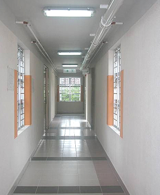 Photo: Daylight study inside building.