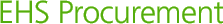 EHS Procurement