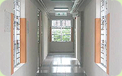 Photo: Daylight study inside building.