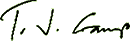 Signature of Dr TJ CRAMP
