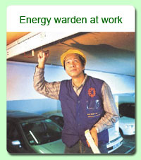 Photo: Energy warden at work
