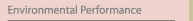 Environmental Performance